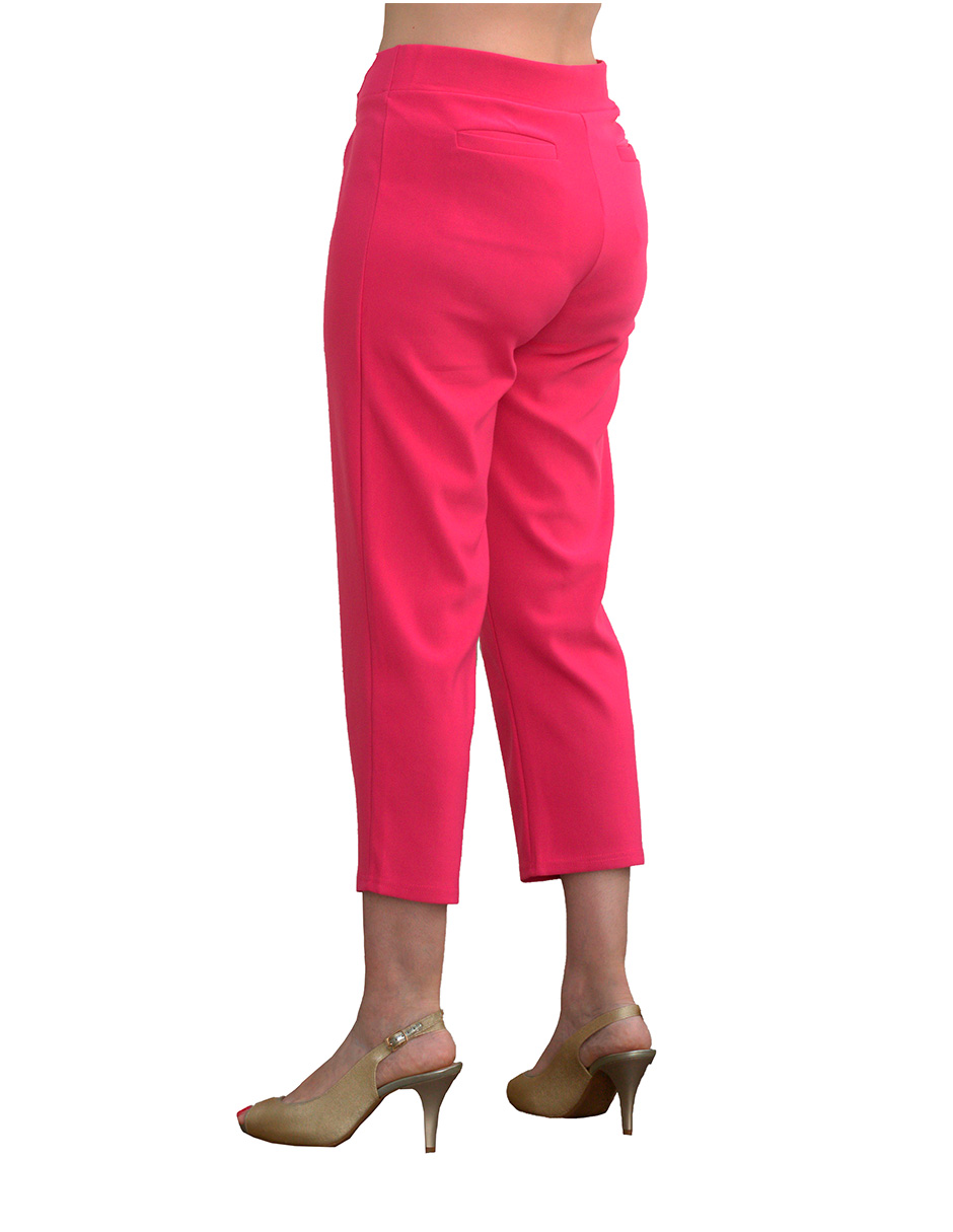 Pantalón Capri pesquero negro ILYS para mujer