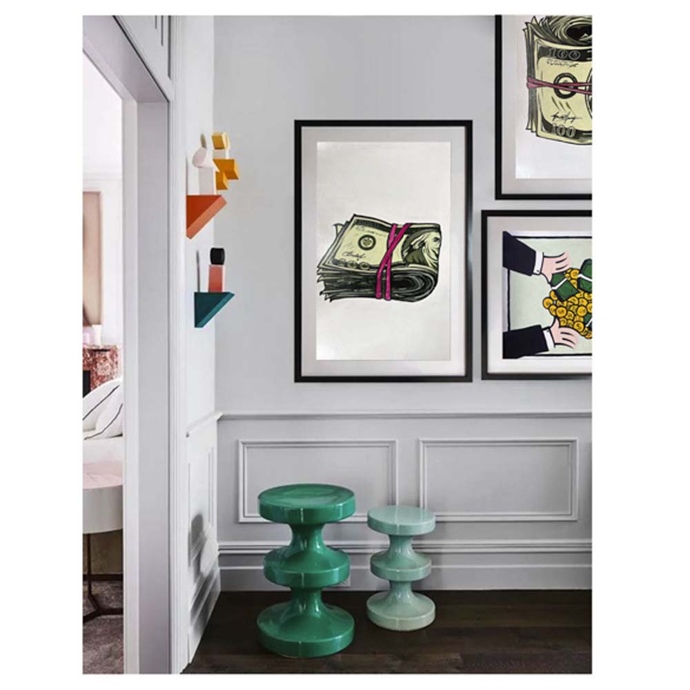 Cuadro decorativo moderno pintado totalmente a mano técnica acrílico