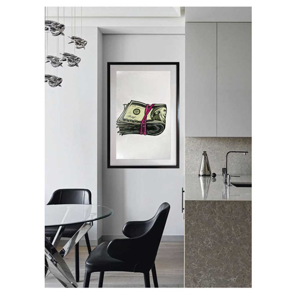 Cuadro decorativo moderno pintado totalmente a mano técnica acrílico