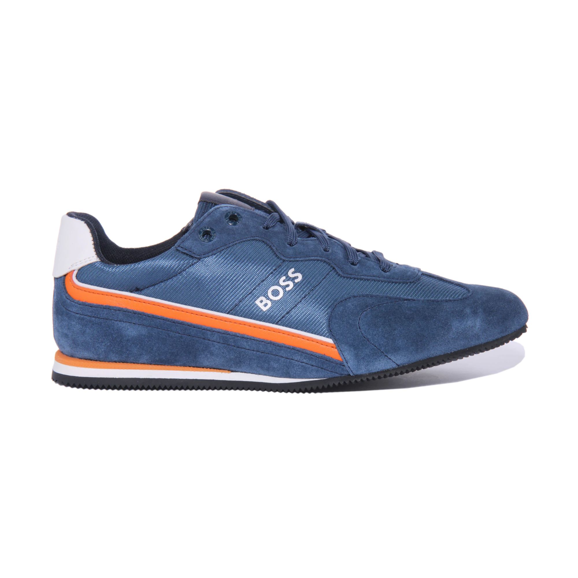 Tenis Hugo Boss Rusham Low Profile MXWT Azul Hombre Originales 50464551418