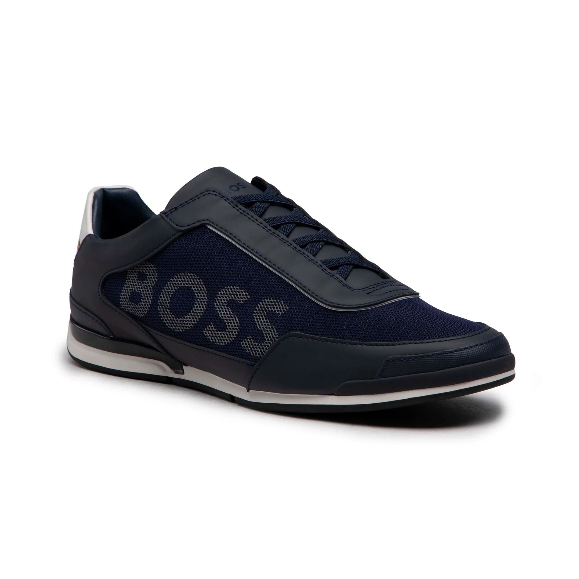 Tenis Hugo Boss Saturn Slon Azul Marino Hombre Originales 50480087401