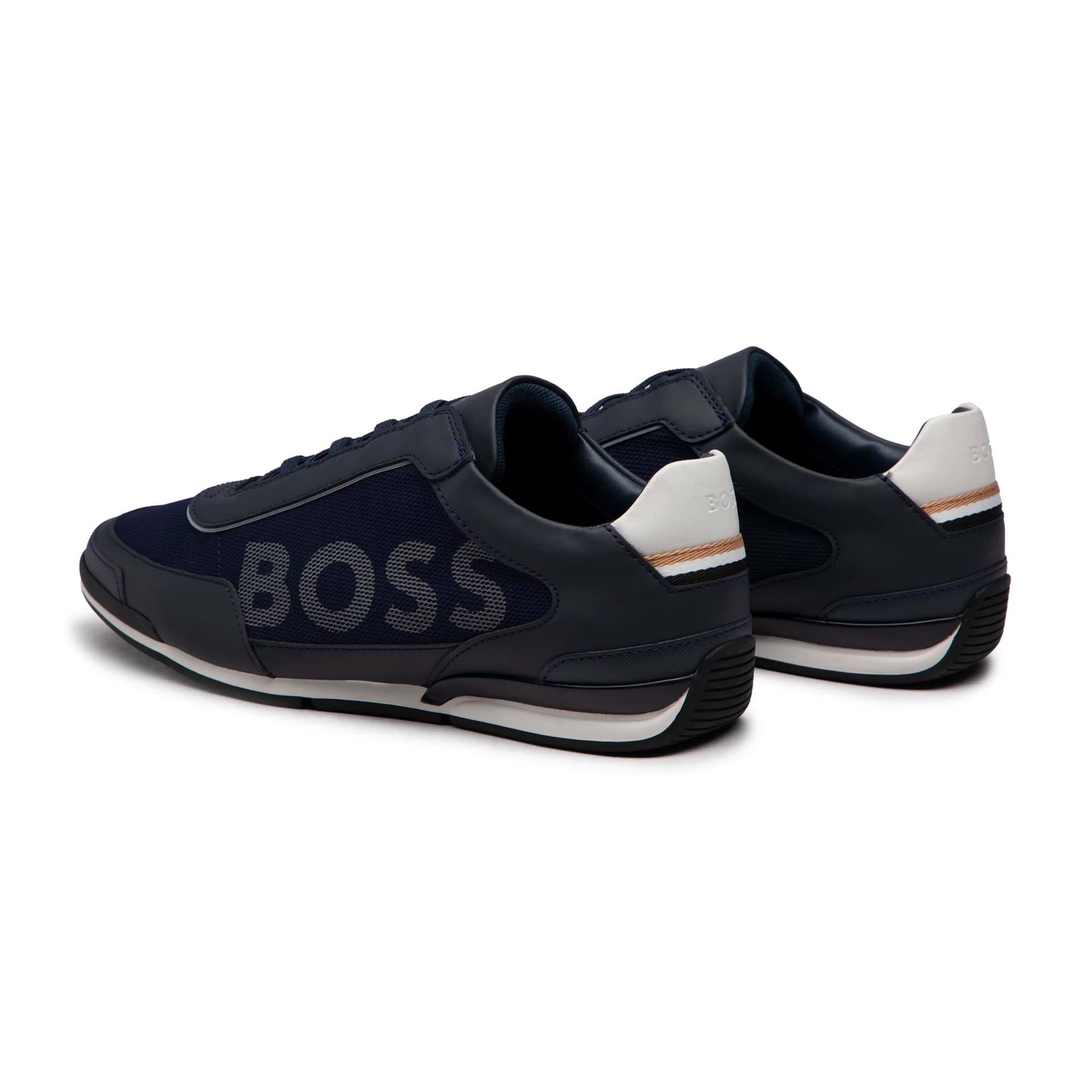 Tenis Hugo Boss Saturn Slon Azul Marino Hombre Originales 50480087401