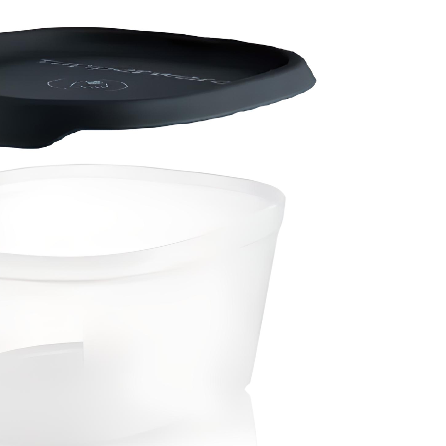 Modular Fresh Cuadrado Transparente / Negro 370ml Tupperware