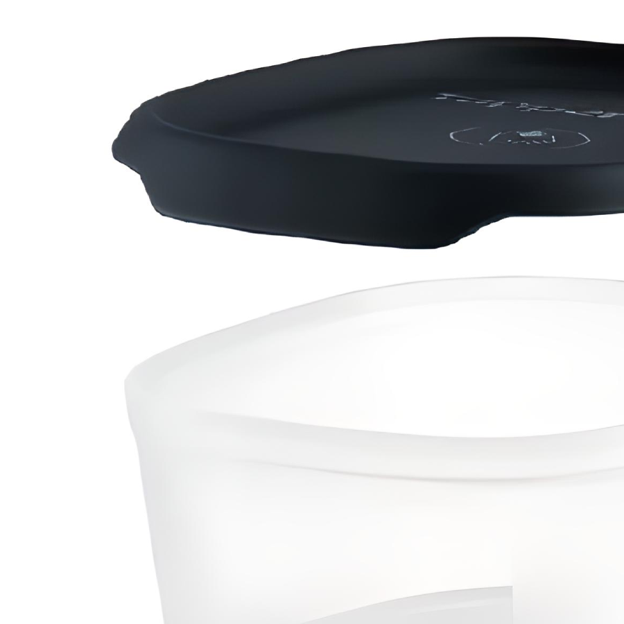 Modular Fresh Cuadrado Transparente / Negro 370ml Tupperware