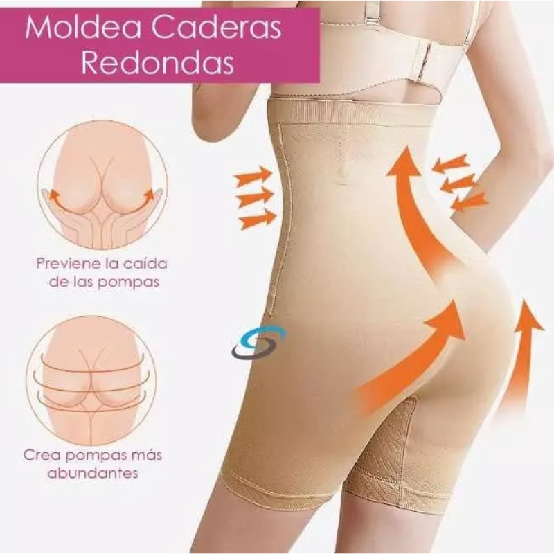Panty Faja Short Reductora Moldeadora Doble Compresión.