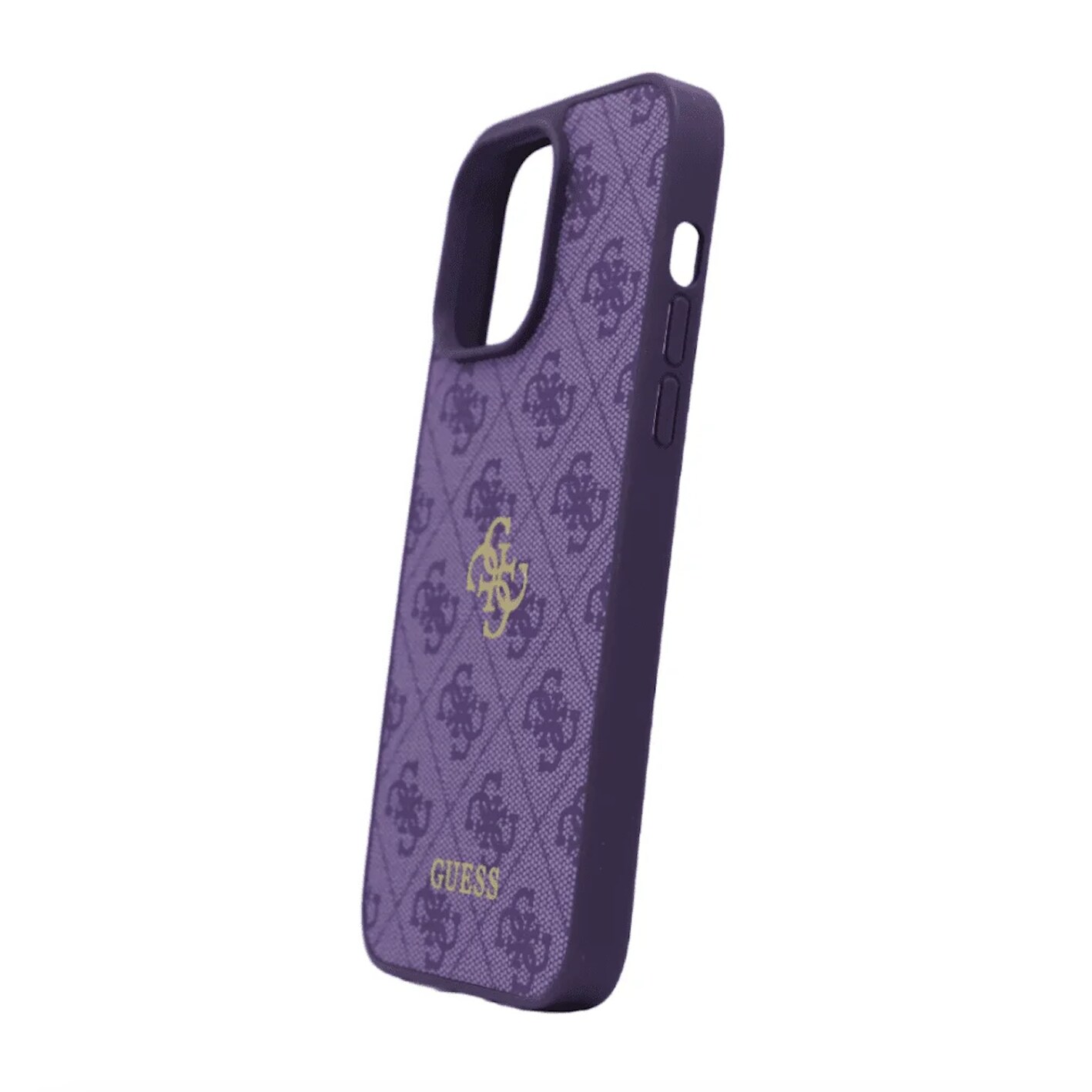 CASE GUESS IPHONE 14 PRO MORADO ESTUCHE PROTECTOR FUNDA EMBLEMATICA