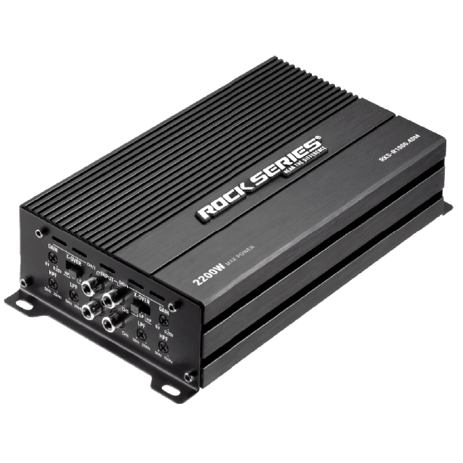 Mini Amplificador Full-Range 4 ch Rock Series RKS-R1000.4DM 2200 Watts Clase D Open Show.