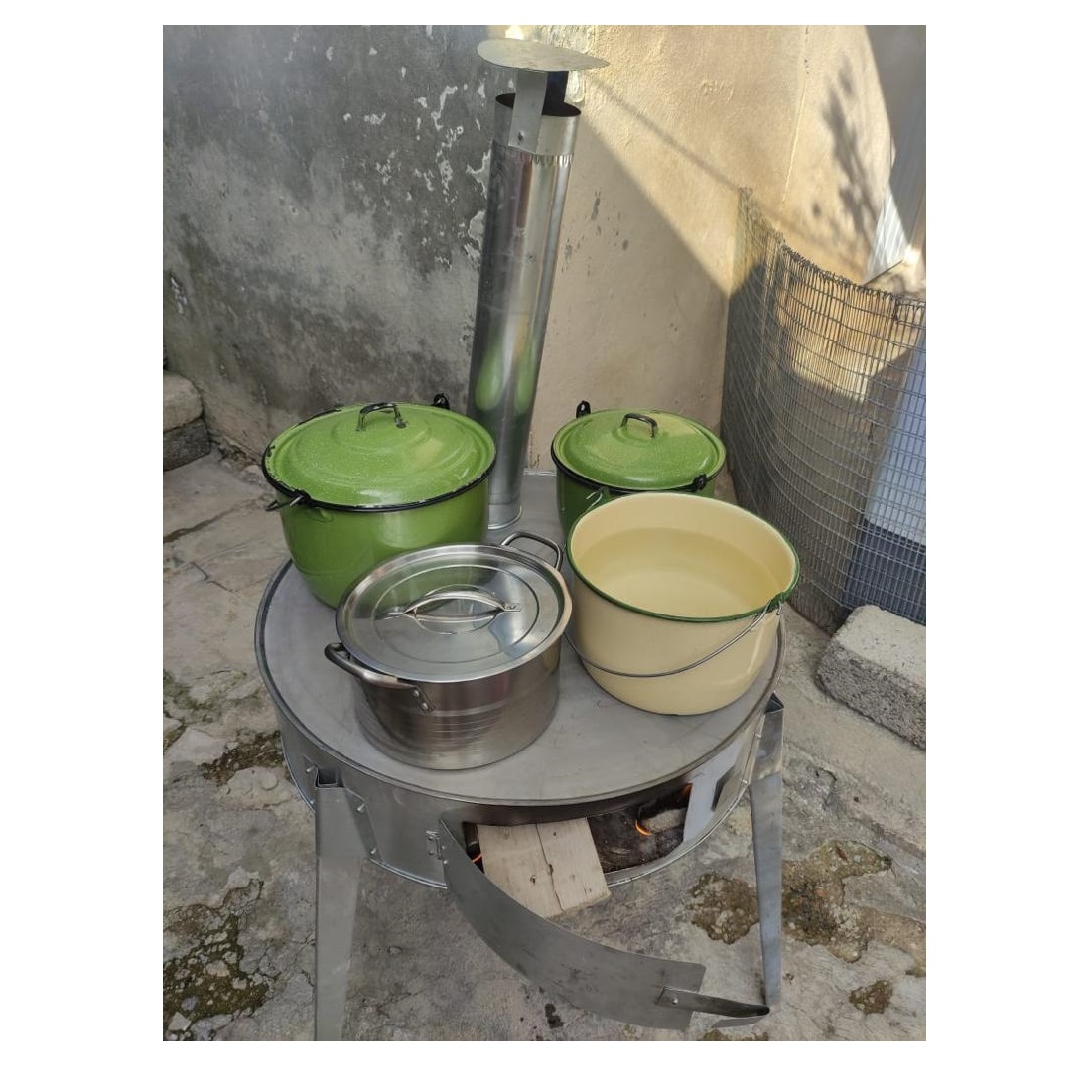 Comal, para tortillas,quesadillas Asador, Fogón de leña desmontable artesanal.
