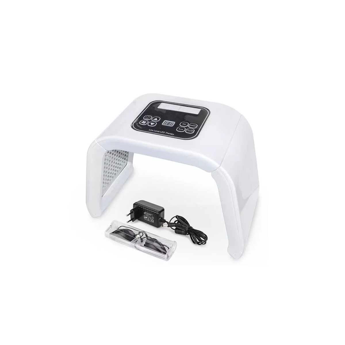 Máquina Terapia Facial Con Luz Led 7 Colores Cuidado De Piel