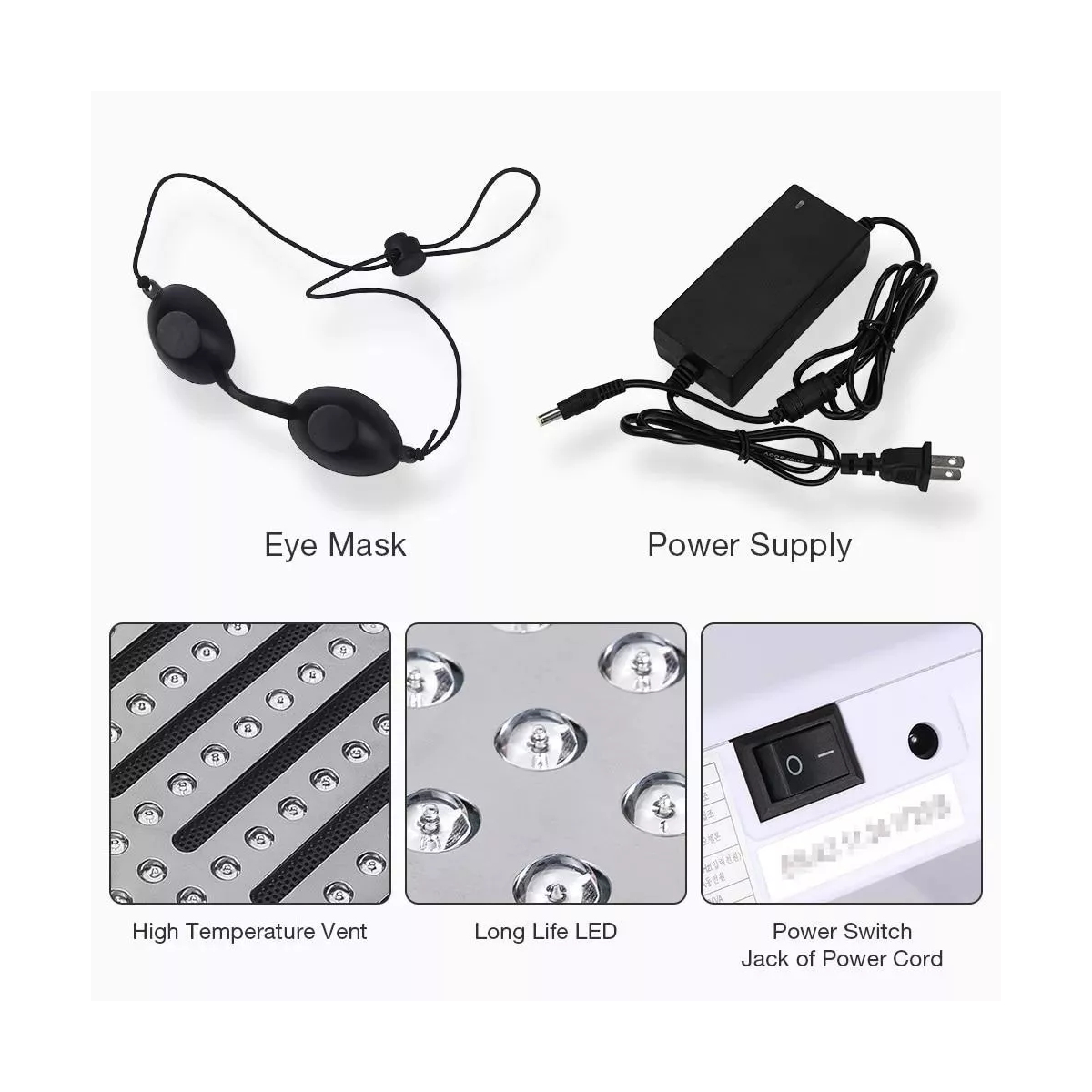 Máquina Terapia Facial Con Luz Led 7 Colores Cuidado De Piel