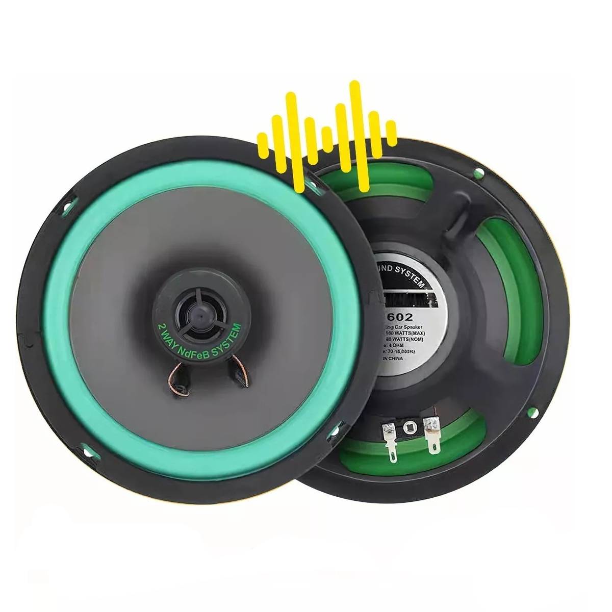 Bocinas Para Carros 6.5 Car Audio Coaxial Para Automóvil