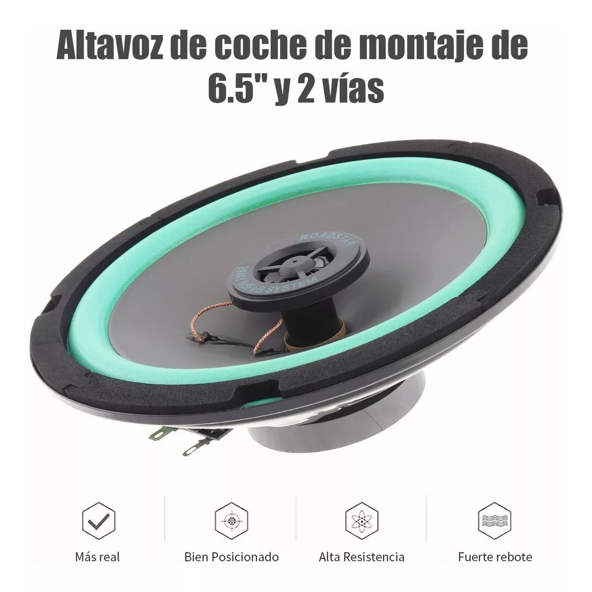 Bocinas Para Carros 6.5 Car Audio Coaxial Para Automóvil