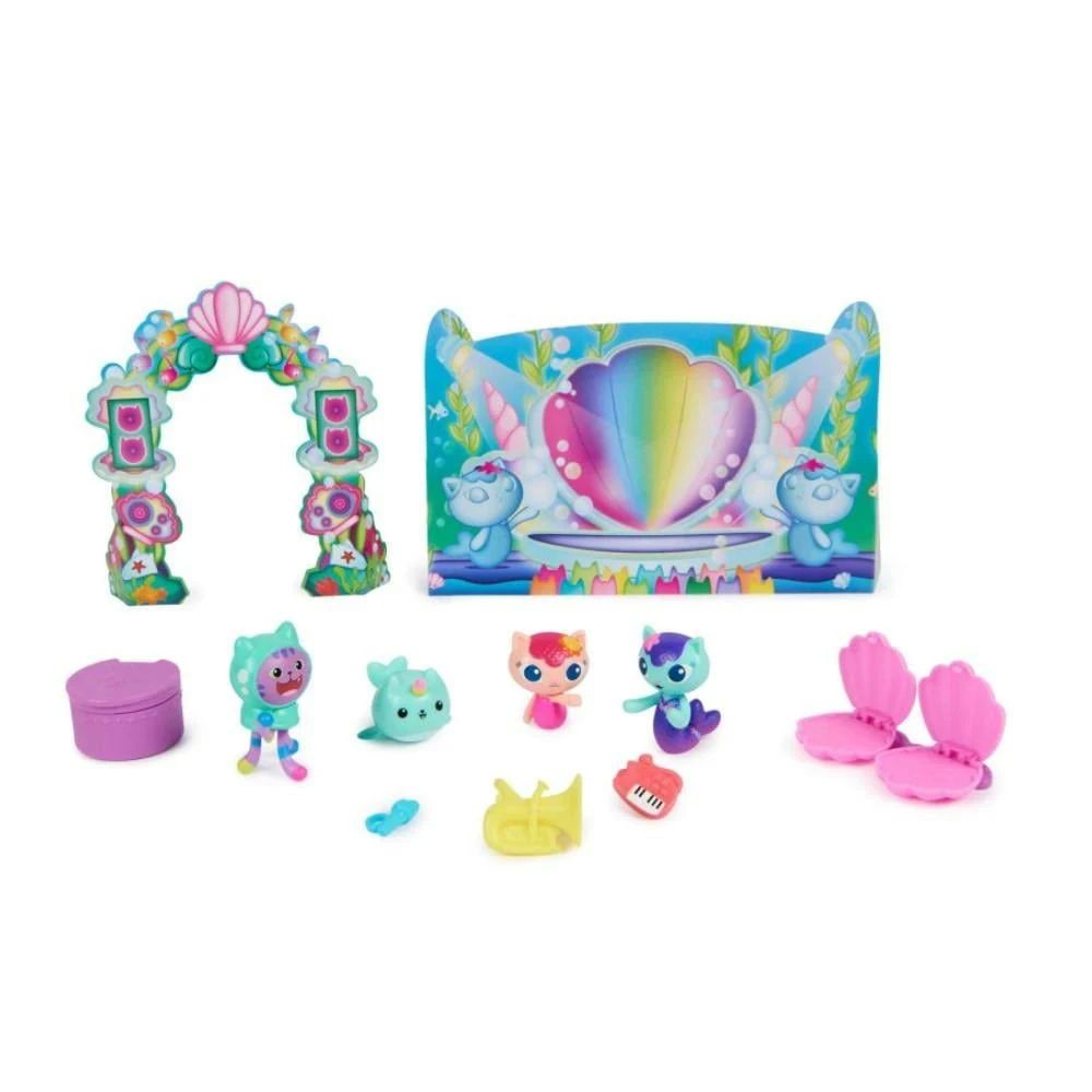 Gabby's Dollhouse Mermaid-lantis 4 Figure Set Sirenalantis
