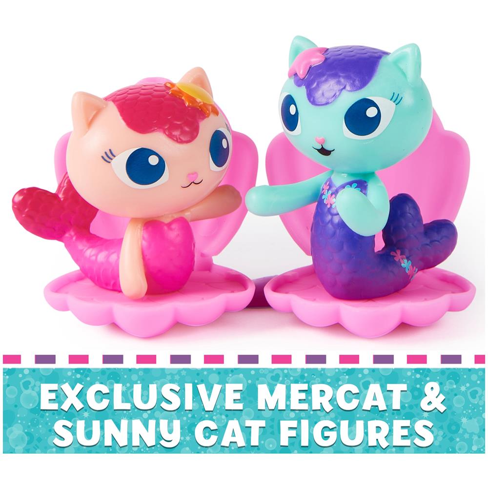 Gabby's Dollhouse Mermaid-lantis 4 Figure Set Sirenalantis