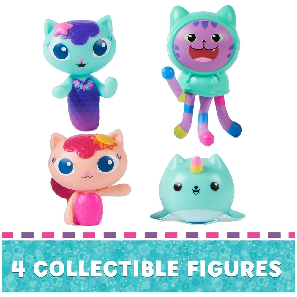Gabby's Dollhouse Mermaid-lantis 4 Figure Set Sirenalantis