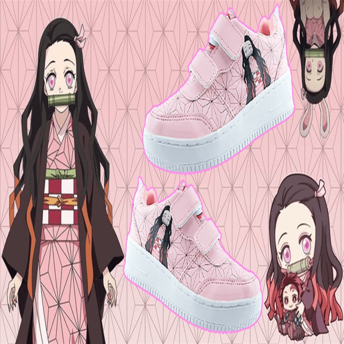 Tenis Nezuko Kamado Kimetsu No Yaiba Anime Cosidos 310-a-rn.