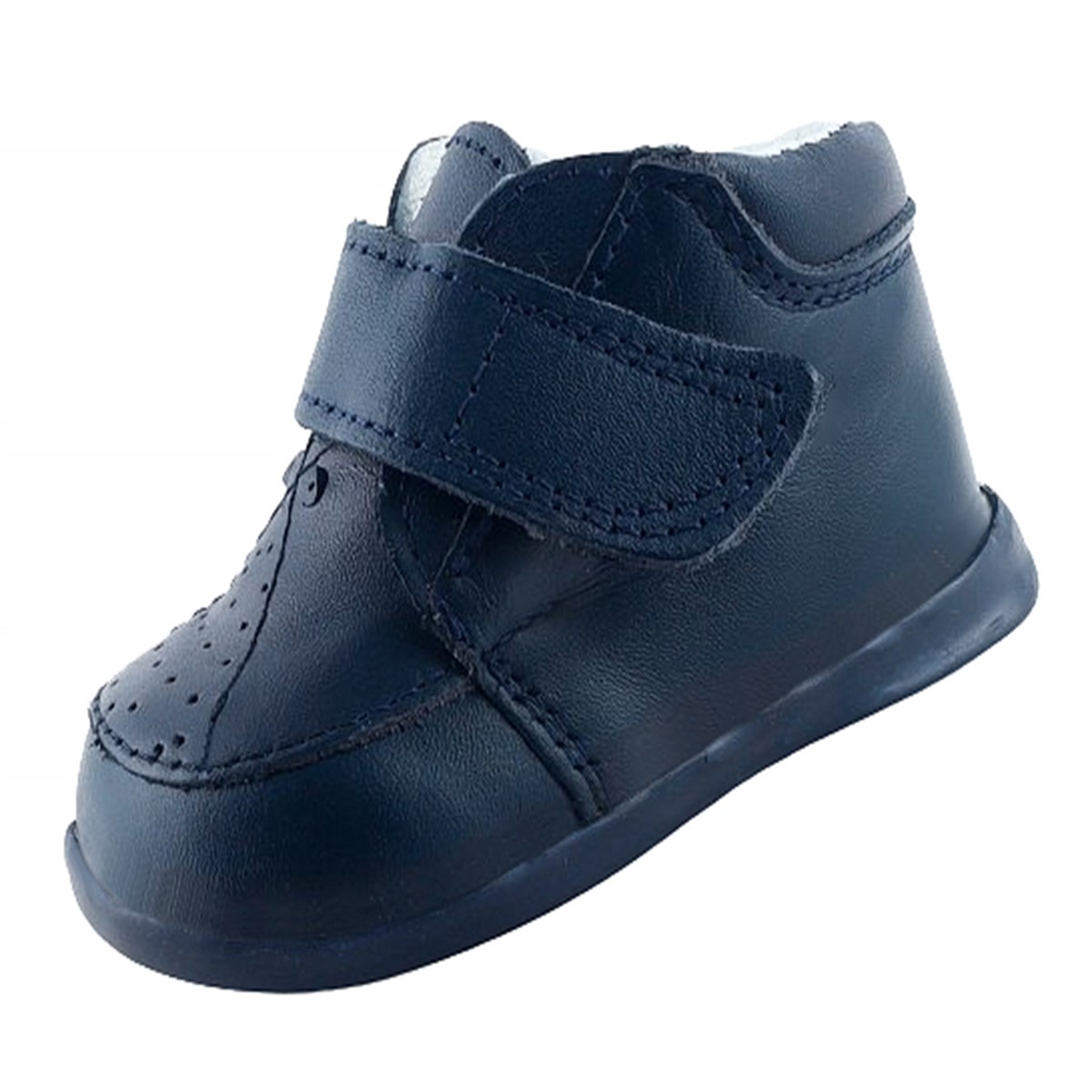 Zapato Niño Bebé 100% Piel Cómodo Primeros Pasos 3172 Marino