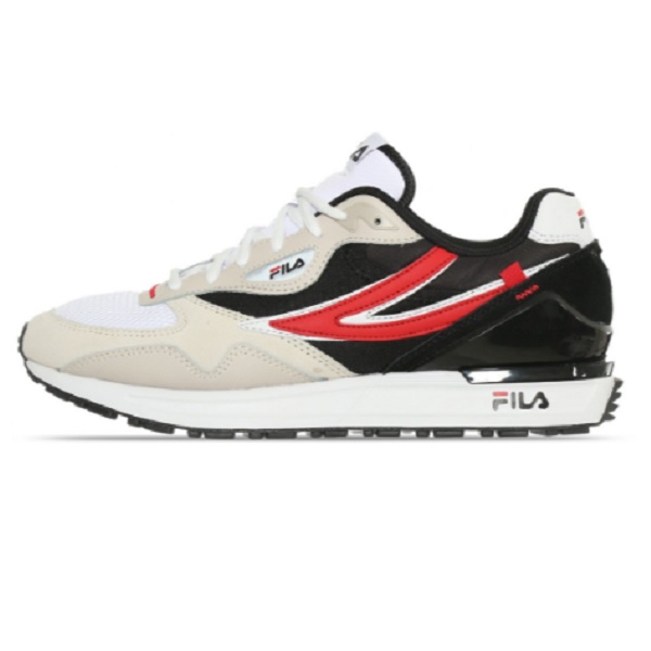 Tenis Fila Valado 2 Gris/negro/rojo Running Hombre.