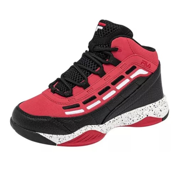 Tenis Fila Spitfire Rojo/negro Basketball Mujer.