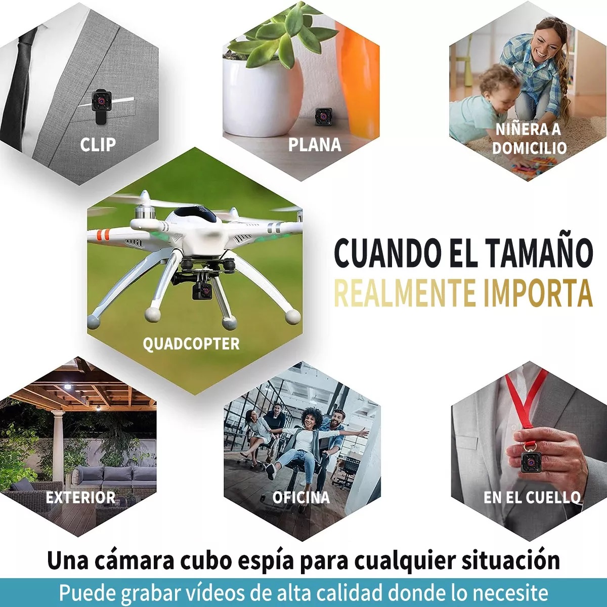 Mini Cámara Espía Micro Webcams Visiónnocturna Con 32gb Tf