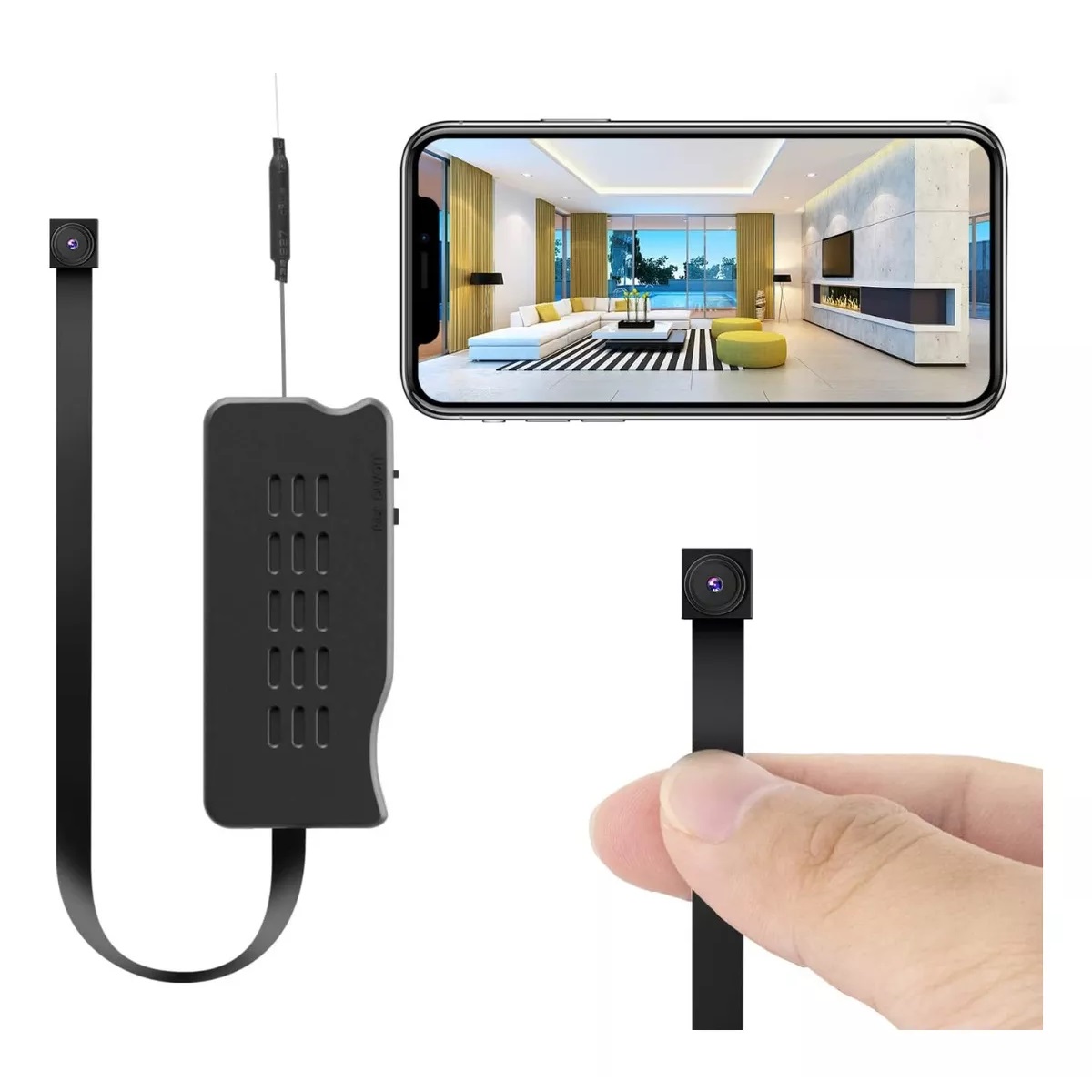 Cámara de seguridad Genérica Módulo 9.8ni con resolución de 2MP negra