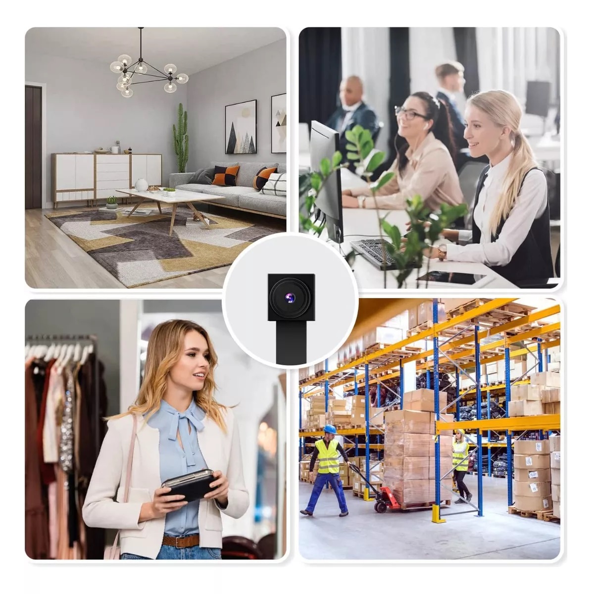 Cámara de seguridad Genérica Módulo 9.8ni con resolución de 2MP negra