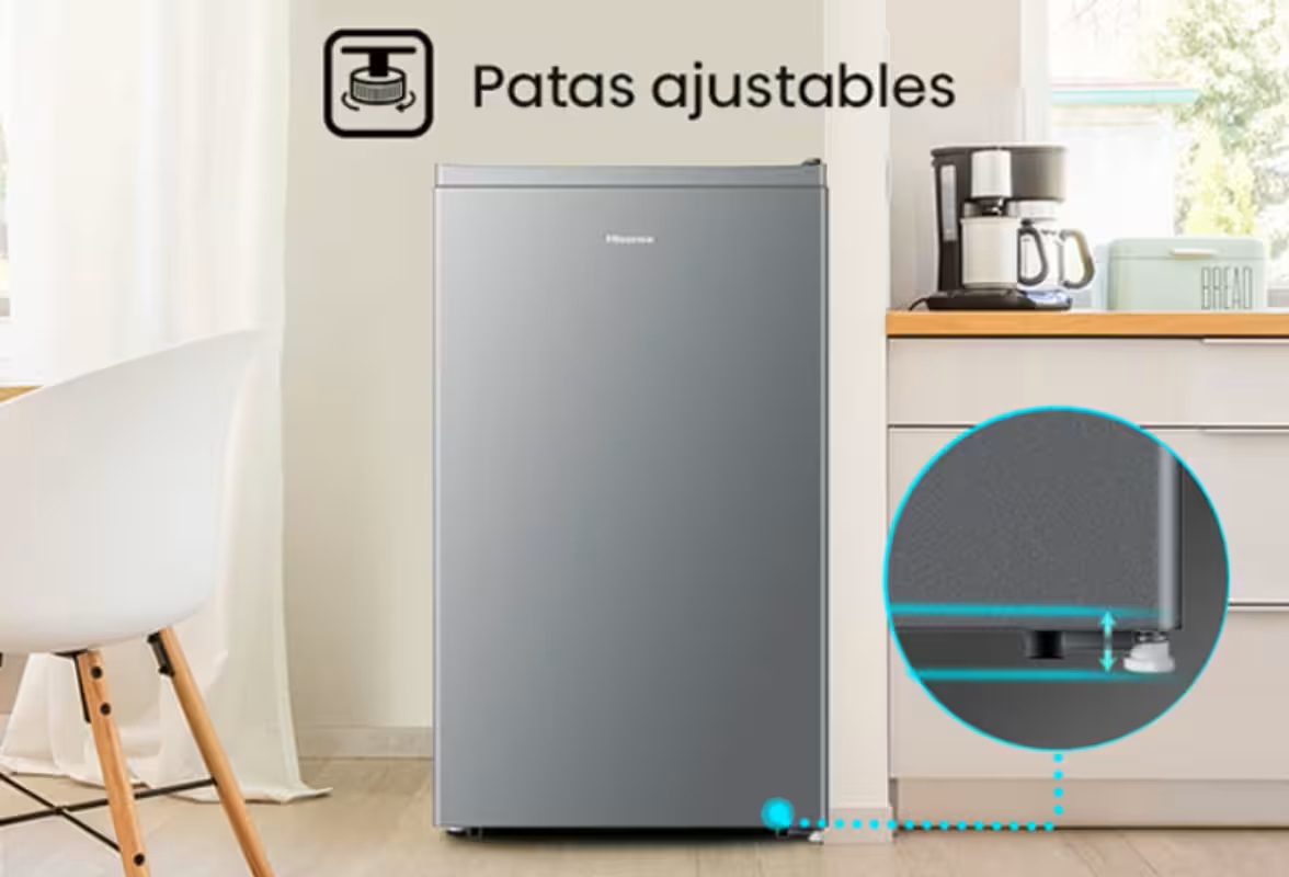 Frigobar Hisense RR33D6AGX1 3.3P3 Silver.