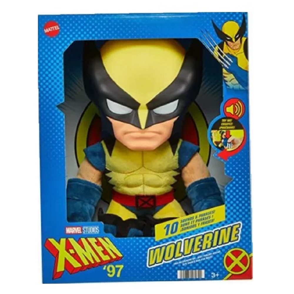 Wolverine peluche con sonidos de accion