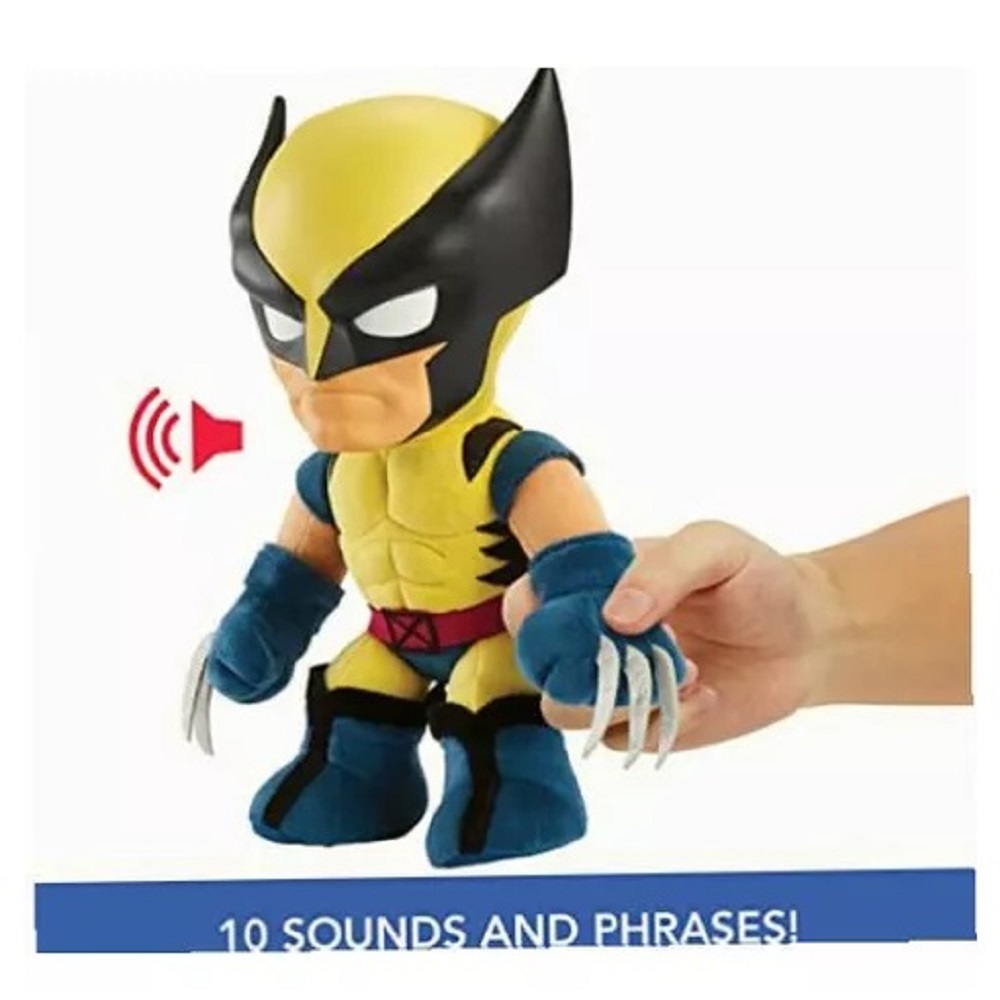 Wolverine peluche con sonidos de accion