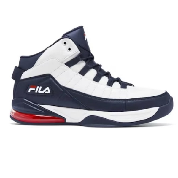 Tenis Fila Activisor Viz Blanco/azul Basketball Mujer.
