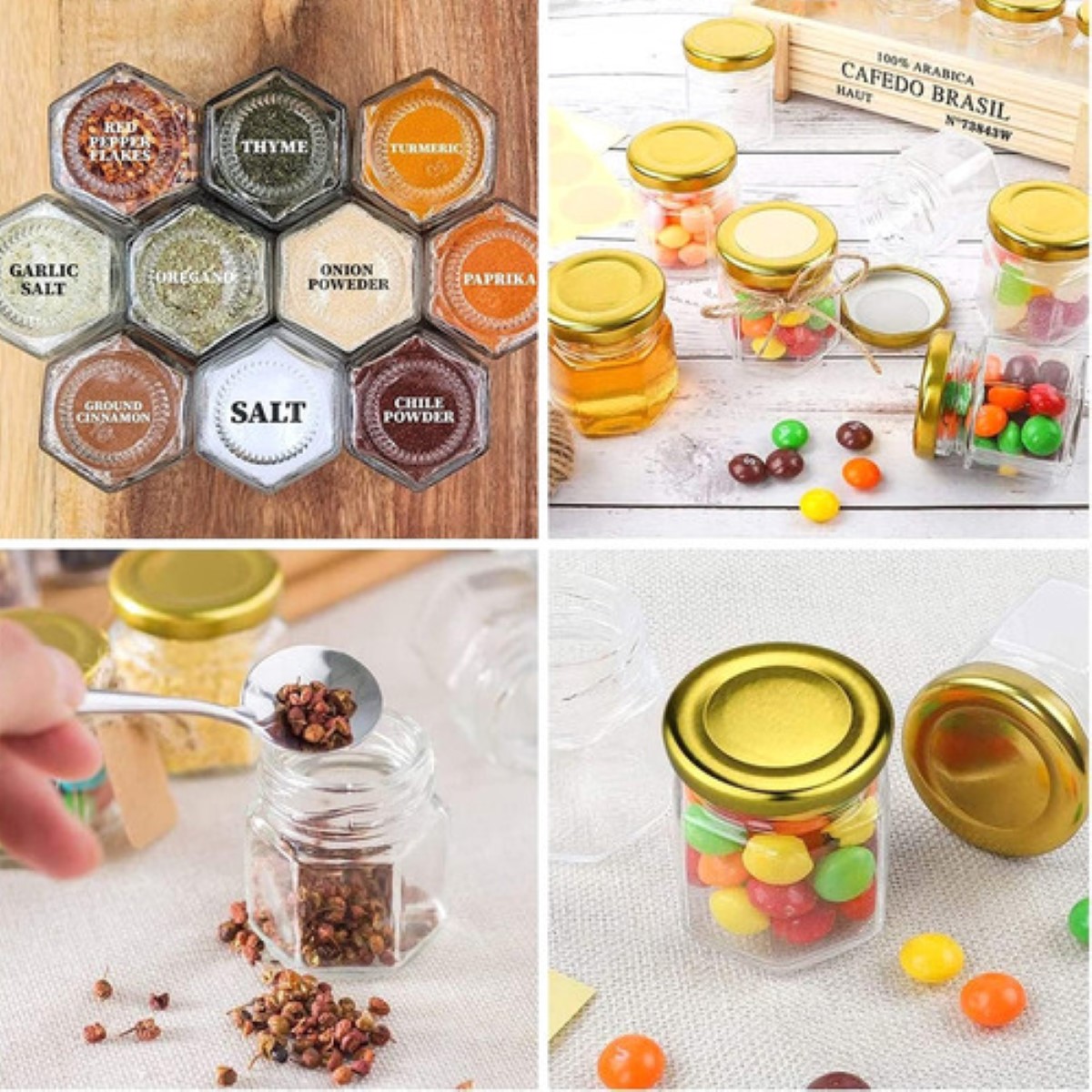 Frasco De Vidrio 1.5 Oz 45 Ml 20 Pz Recuerdos Dulceros TRANSPARENTE