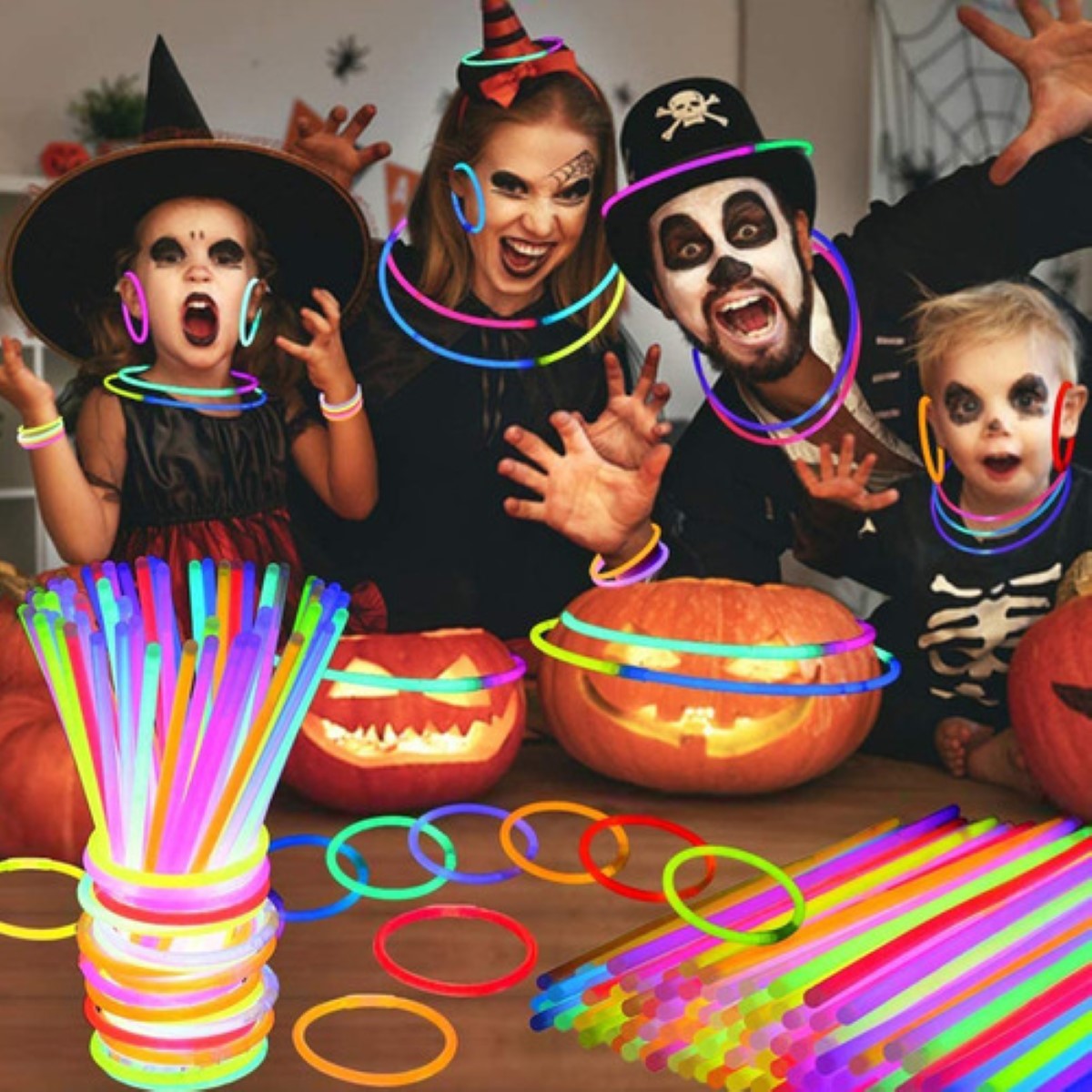 114 Pulseras Neon Cyalume Luminosas Glow Batucadas Fiestas 