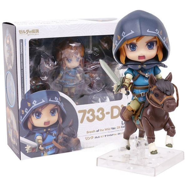 Link Breath Of The Wild Dx 733 Zelda Nendoroid Figura Juego