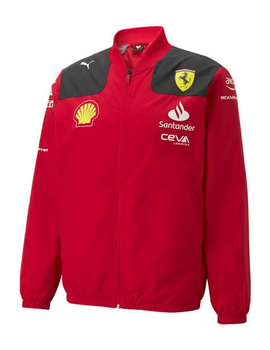 CHAMARRA PUMA SCUDERIA FERRARI TEAM ROJA CON NEGRO