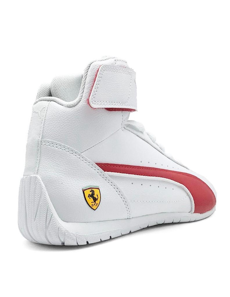 TENIS PUMA NEO CAT MID SCUDERIA FERRARI BLANCO CON ROJO