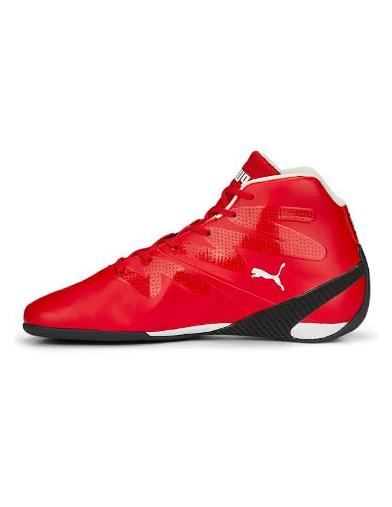 TENIS PUMA CARBON CAT MID SCUDERIA FERRARI ROJO CON BLANCO