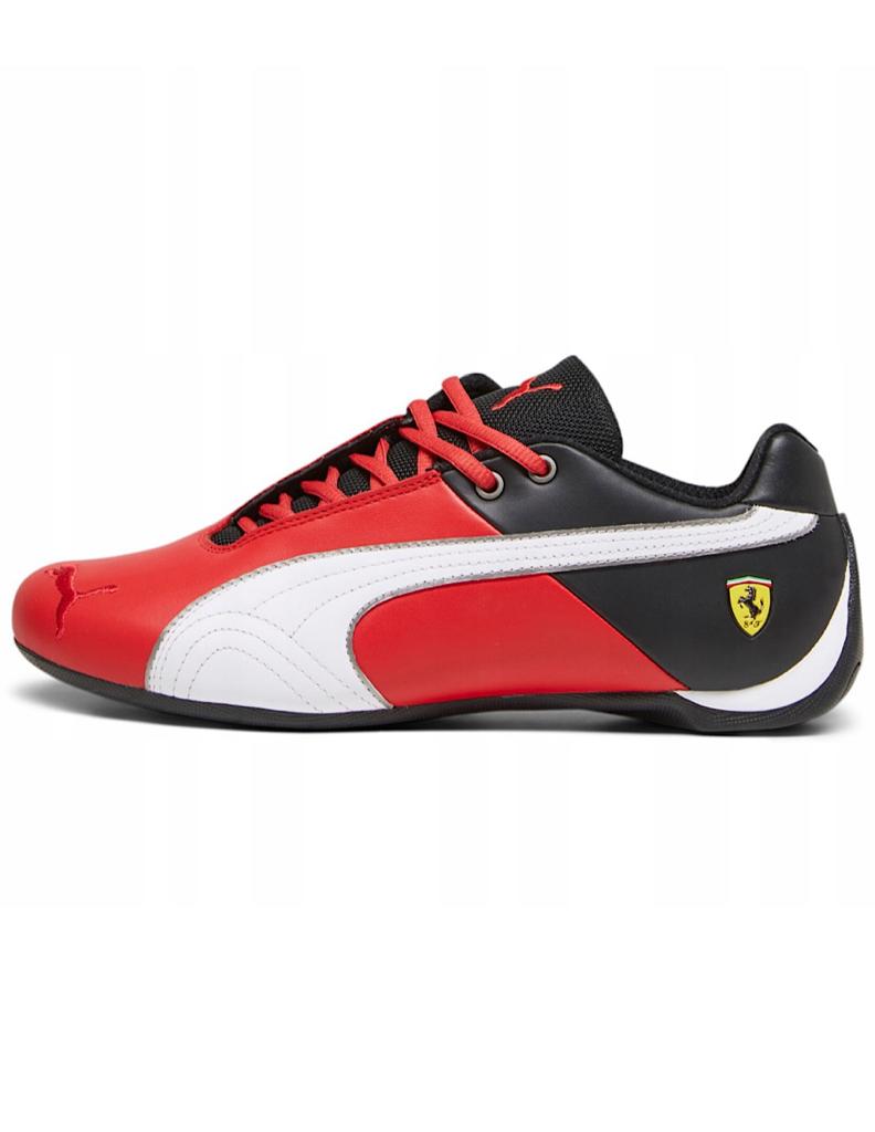 TENIS PUMA FERRARI FUTURE CAT OG NEGRO CON ROJO