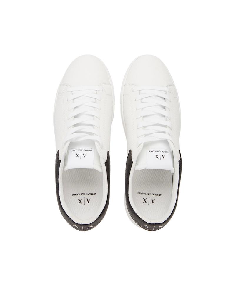 TENIS ARMANI EXCHANGE BLANCO CON NEGRO PARA HOMBRE