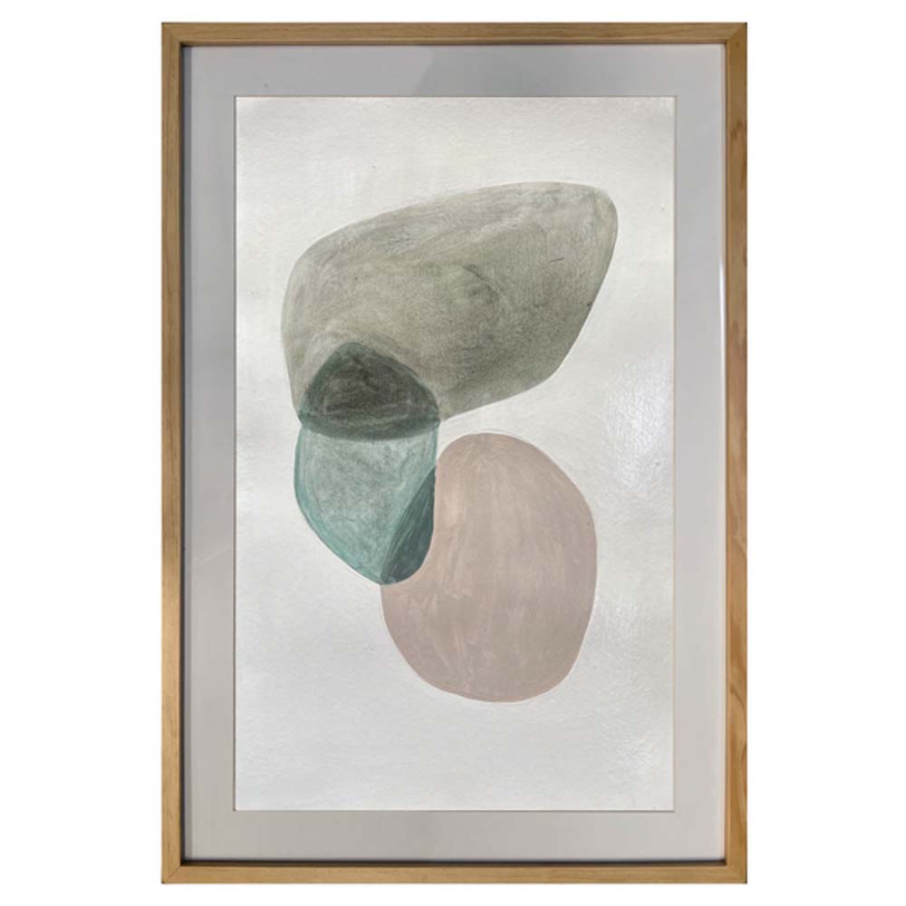 Cuadro decorativo moderno pintado totalmente a mano técnica acrílico
