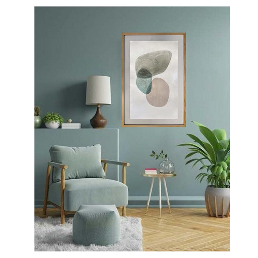 Cuadro decorativo moderno pintado totalmente a mano técnica acrílico