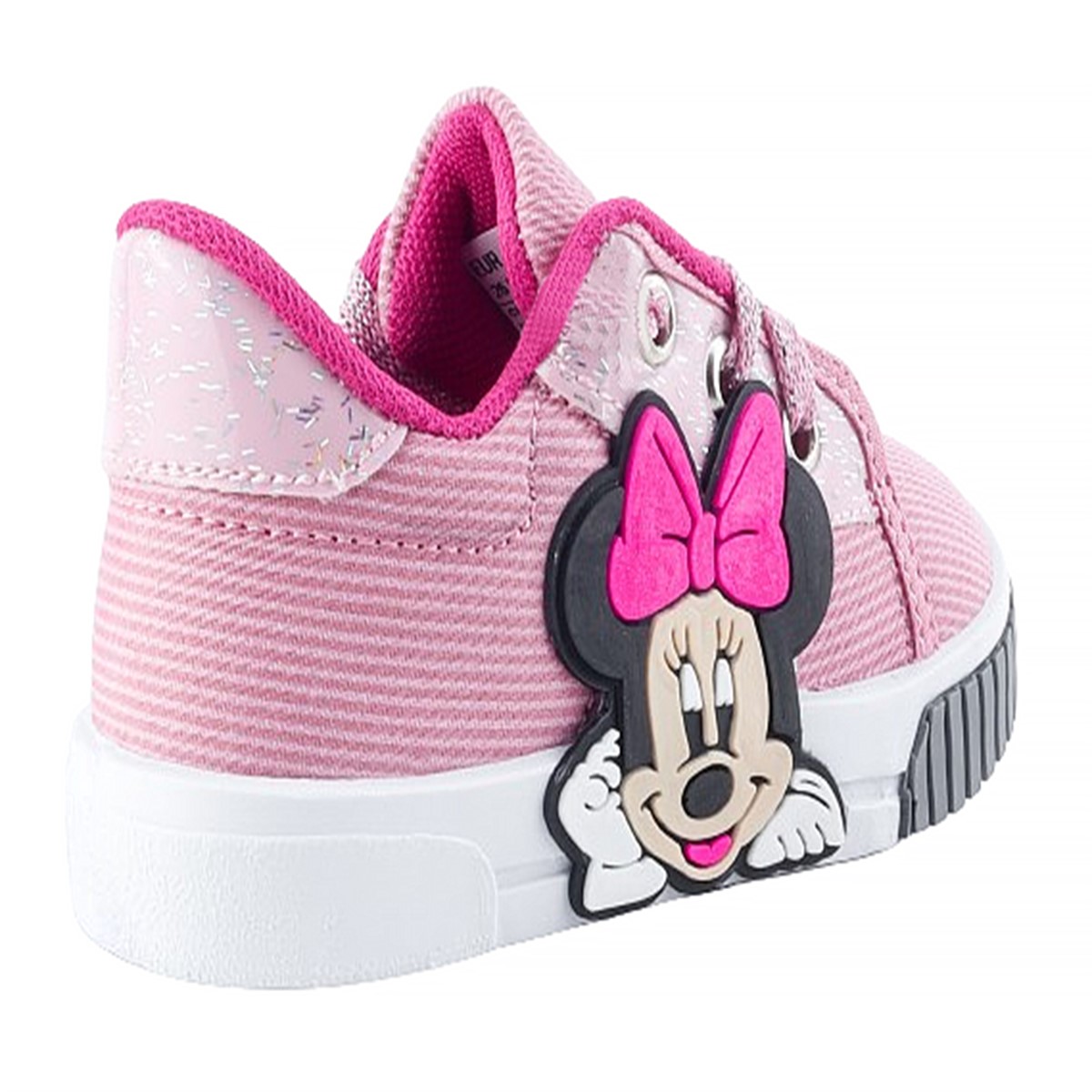 Tenis Niña Mimi Ratoncita Casual Rosa Lona Cómodo 632-rm...