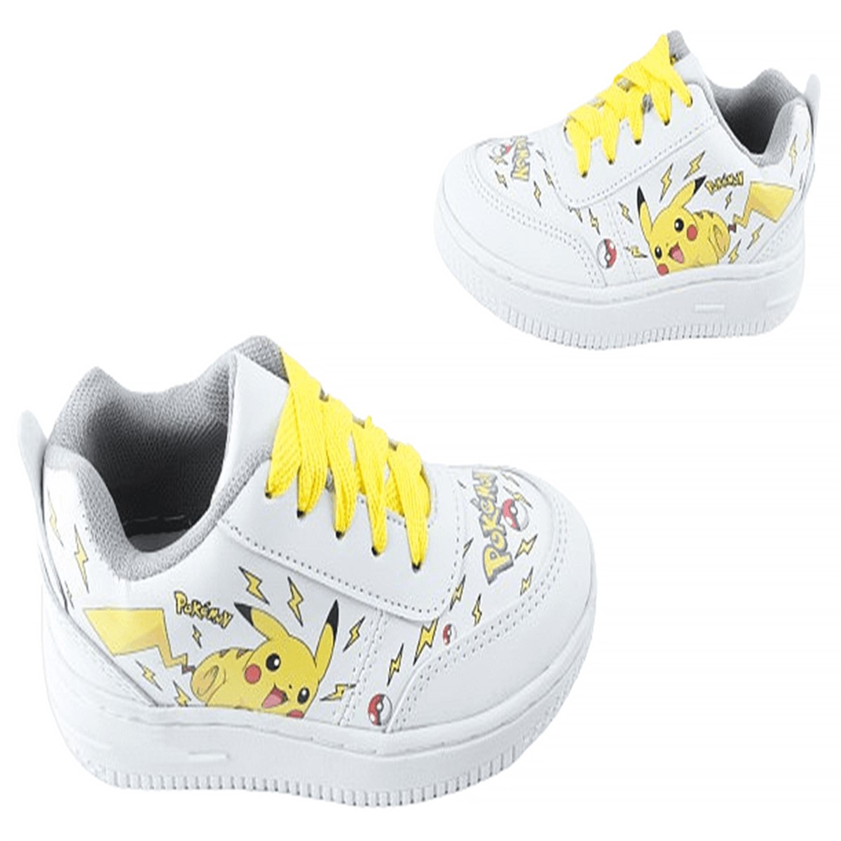 Tenis Juvenil Pokemon Pikachu Cosidos Cómodos 309-a-bap.