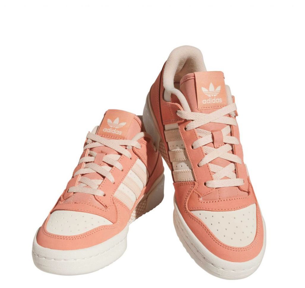 TENIS ADIDAS FORUM LOW CORAL CON ROSA