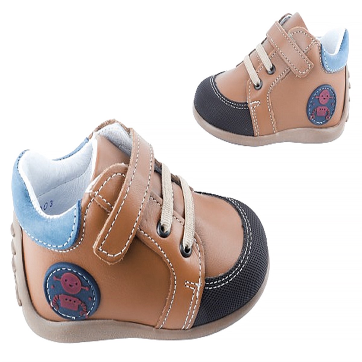 Zapato Niño Bebé Andanenes Arco Soporte 100% Piel 6445-ma
