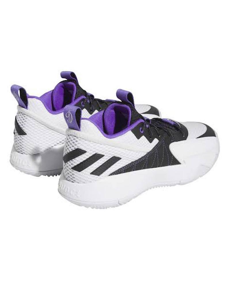 TENIS ADIDAS DAME EXTPLY 2.0 NEGRO CON BLANCO Y MORADO