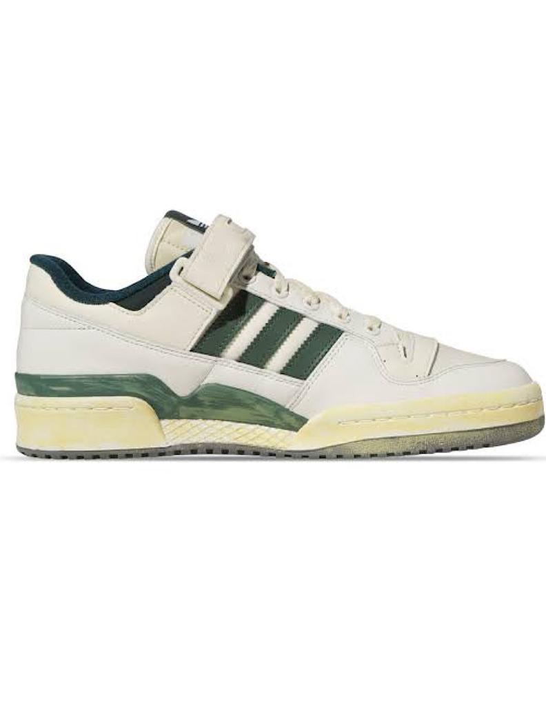 TENIS ADIDAS FORUM 84 LOW AEC BEIGE CON VERDE