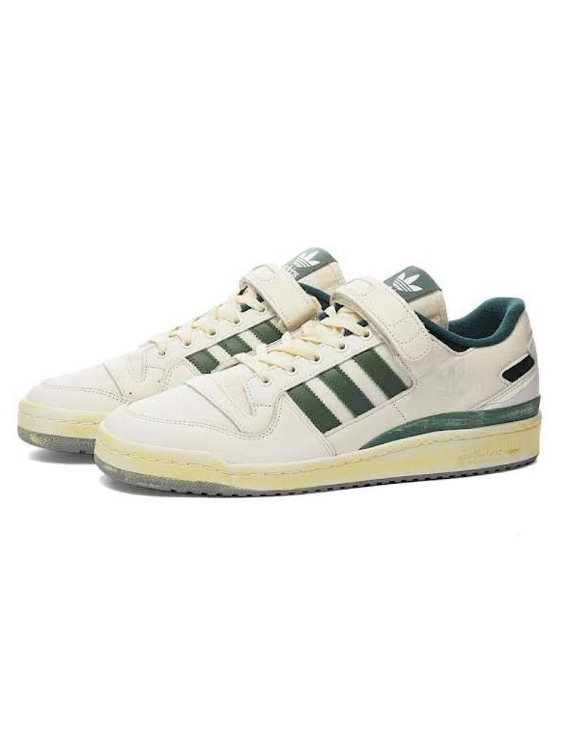 TENIS ADIDAS FORUM 84 LOW AEC BEIGE CON VERDE