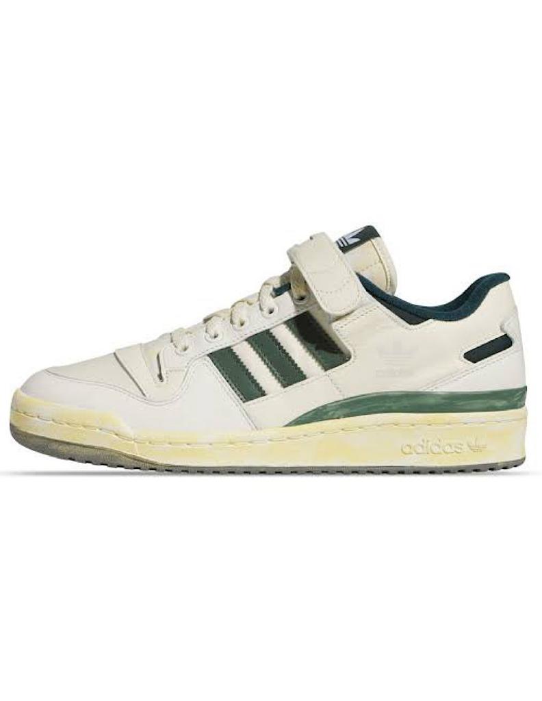 TENIS ADIDAS FORUM 84 LOW AEC BEIGE CON VERDE