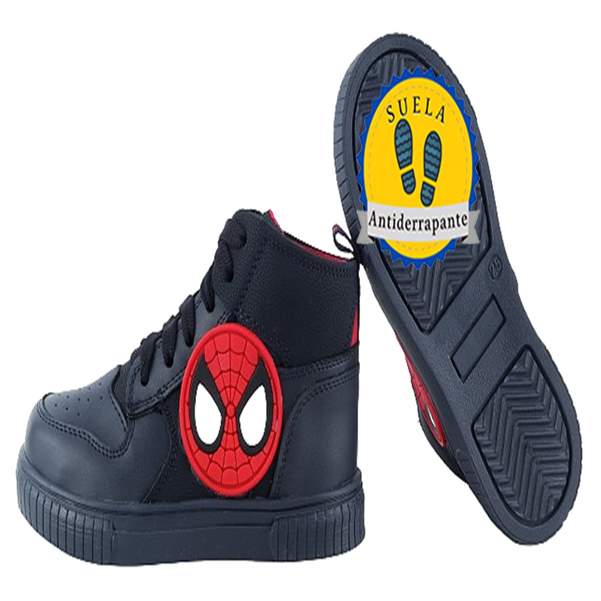 Tenis Niño Hombre Bota Araña Héroe Arco Ortopédico 22p120-m