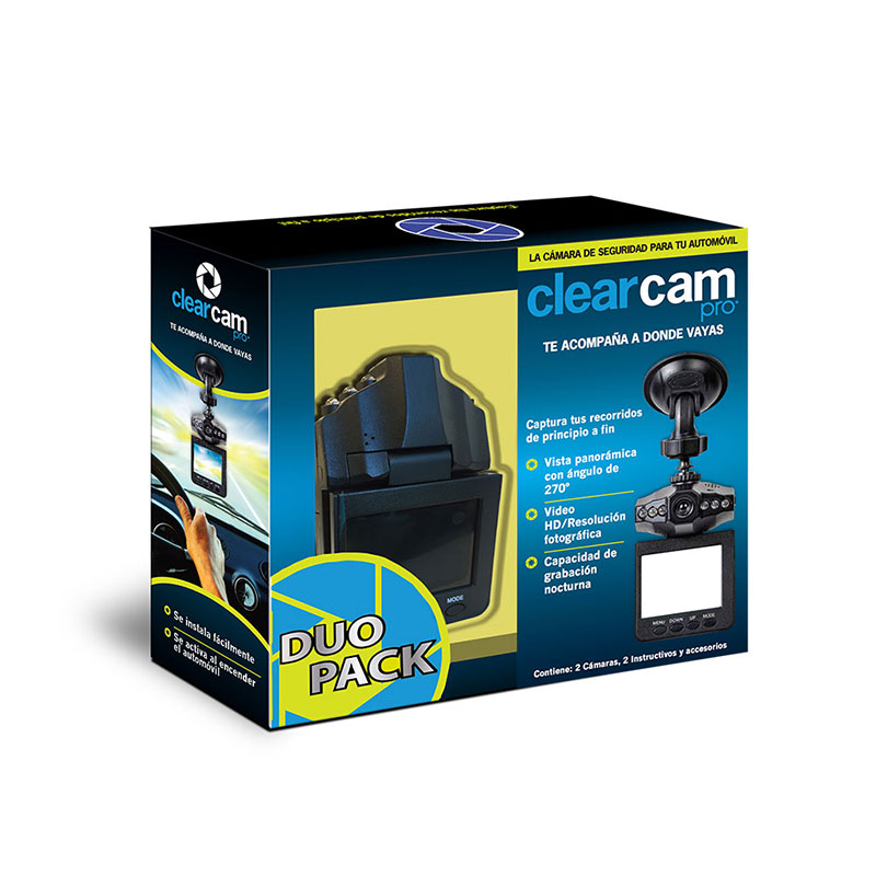 Cámara De Seguridad Para Automóvil, Clear Cam Pro